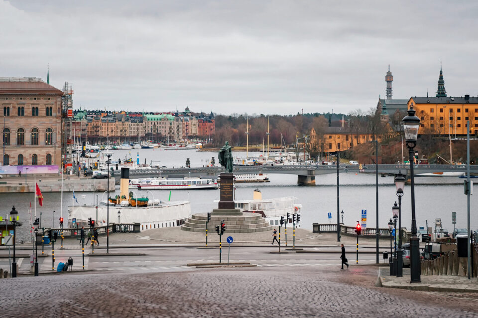 Một góc cảng Stockholm