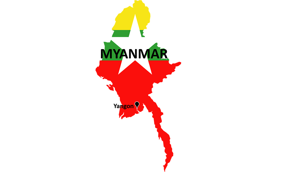 Bản đồ cảng biển tại Myanmar