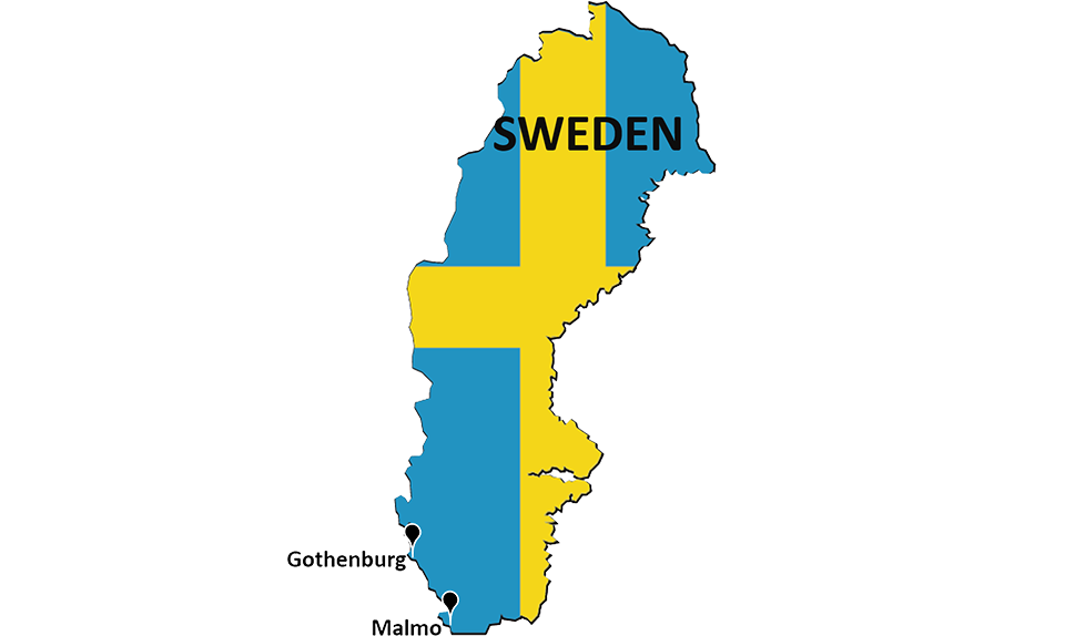 Bản đồ Thụy Điển (SWEDEN)