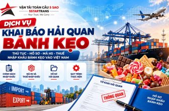 Thủ Tục Nhập Khẩu Bánh Kẹo
