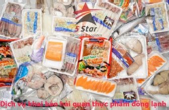 Dịch vụ khai báo hải quan thực phẩm đông lạnh