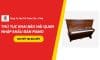 Thủ tục khai báo hải quan nhập khẩu đàn piano