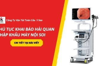Thủ tục khai báo hải quan nhập khẩu máy nội soi