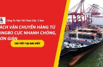 Vận chuyển hàng từ Ningbo