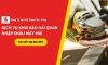 Dịch vụ Khai Báo hải quan nhập khẩu máy mài