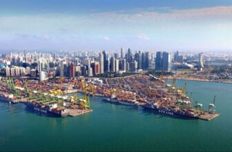 Cảng biển Jeddah ở Ả Rập Xê Út