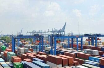 Một góc của cảng biển Chittagong