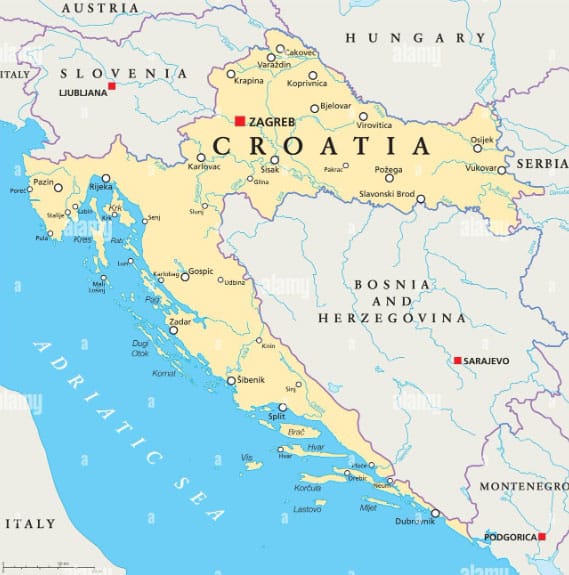 DANH SÁCH CẢNG BIỂN Ở CROATIA 4 Cảng biển ở Croatia
