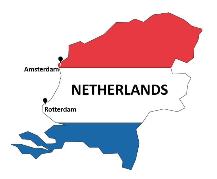 DANH SÁCH CẢNG BIỂN Ở HÀ LAN 4 Cảng biển ở Hà Lan