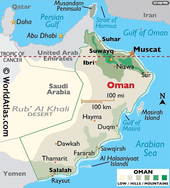 DANH SÁCH CẢNG BIỂN Ở OMAN 4 Cảng biển ở Oman