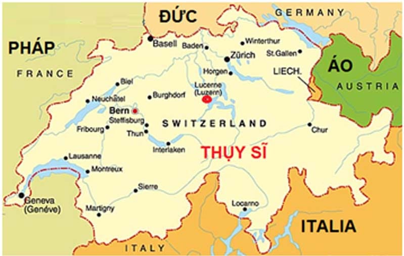 DANH SÁCH CẢNG SÔNG Ở THUỴ SĨ 4 Cảng sông ở Thuỵ Sĩ