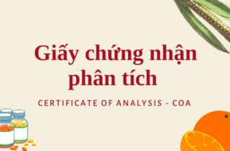 Giấy chứng nhận phân tích