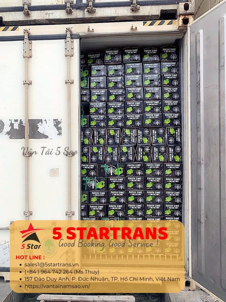 Hoàn thành thủ tục khai báo hải quan hàng Chanh Tươi cho khách hàng xuất khẩu EU