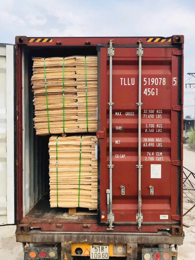 5startrans hoàn thành vận chuyển hàng ván gỗ bằng container bắc nam