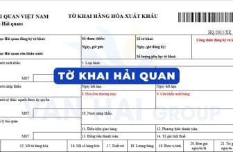 Các loại hình tờ khai xuất nhập khẩu