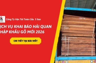 Dịch vụ khai báo hải quan nhập khẩu gỗ