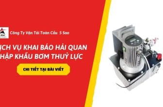 Dịch vụ khai báo hải quan nhập khẩu bơm thuỷ lực
