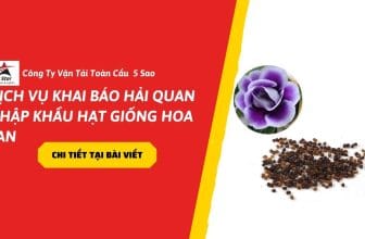 Dịch vụ khai báo hải quan nhập khẩu hạt giống hoa lan