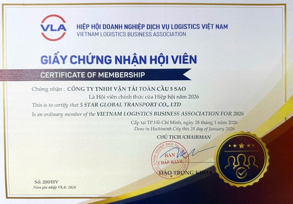 Vận Tải Toàn Cầu 5 Sao 1