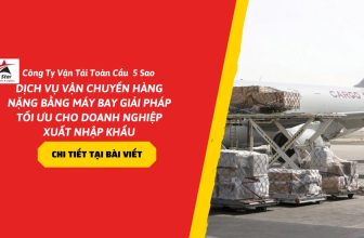 Vận chuyển hàng nặng bằng máy bay