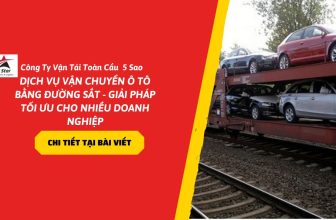 Dịch vụ vận chuyển ô tô bằng đường sắt