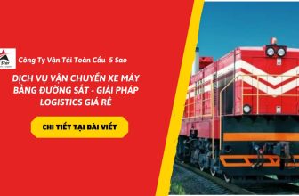 Vận chuyển xe máy bằng đường sắt