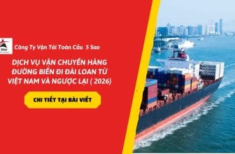 Vận chuyển hàng đường biển đi Đài Loan