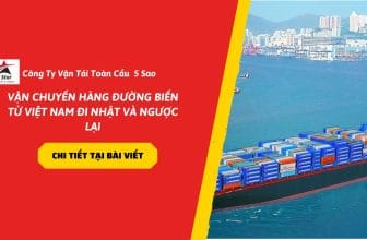 Dịch vụ vận chuyển hàng đường biển từ Việt Nam đi Nhật