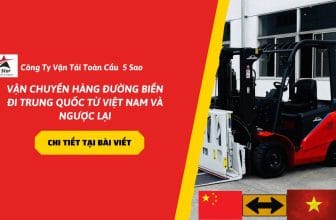 Dịch vụ vận chuyển hàng đường biển đi Trung Quốc 2026