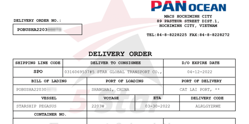 Thông Tin Về D/O Là Gì? D/O Trong Xuất Nhập Khẩu