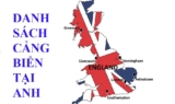 #1 DANH SÁCH CẢNG BIỂN TẠI ANH (ENGLAND)