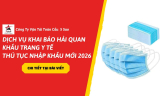 Dịch Vụ Khai Báo Hải Quan Khẩu Trang Y Tế – Thủ Tục Nhập Khẩu Mới 2026