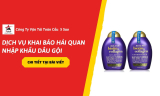 Dịch Vụ Khai Báo Hải Quan Nhập Khẩu Dầu Gội Đầu – Đúng Quy Định, Tiết Kiệm Chi Phí ( 2026 )