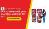 Dịch Vụ Khai Báo Hải Quan Nhập Khẩu Nước Giặt Bột Giặt – Chuyên Nghiệp ( 2026)