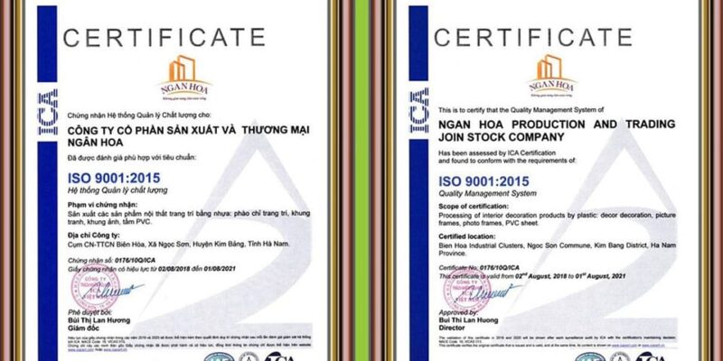 GIẤY CHỨNG NHẬN CHẤT LƯỢNG SẢN PHẨM CQ LÀ GÌ?