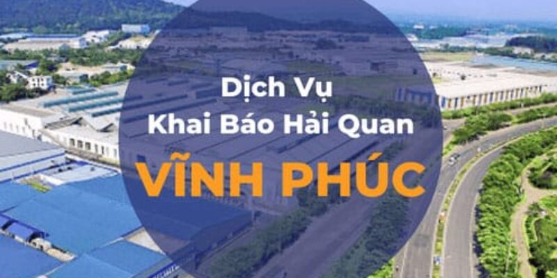 DỊCH VỤ KHAI BÁO HẢI QUAN TẠI VĨNH PHÚC