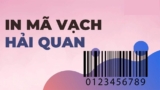 MÃ VẠCH HẢI QUAN LÀ GÌ? HƯỚNG DẪN IN MÃ VẠCH HẢI QUAN