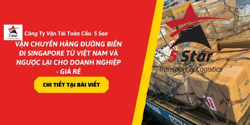 Dịch Vụ Vận Chuyển Hàng Đường Biển Đi Hàn Quốc Từ Việt Nam Và Ngược Lại (2026)